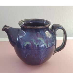 Handmade Texas Pottery Drip Glaze Water Jug